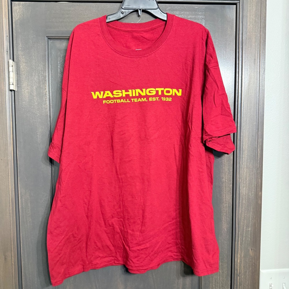 Washington Football Team Est 1932 Red Graphic T-Shirt Mens 3XL NFL Sportswear
